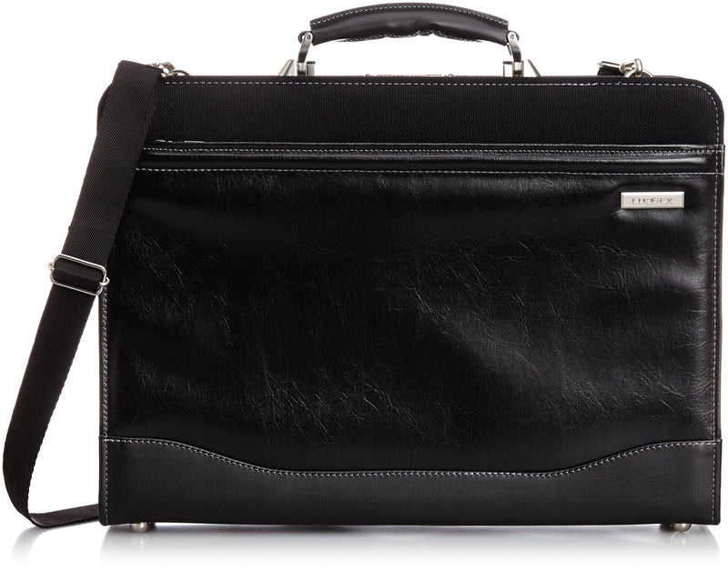 LUGGEX(ラジェックス) First Full Open Dareth Bag, Made in Toyooka, Black (Black 19-3911tcx)