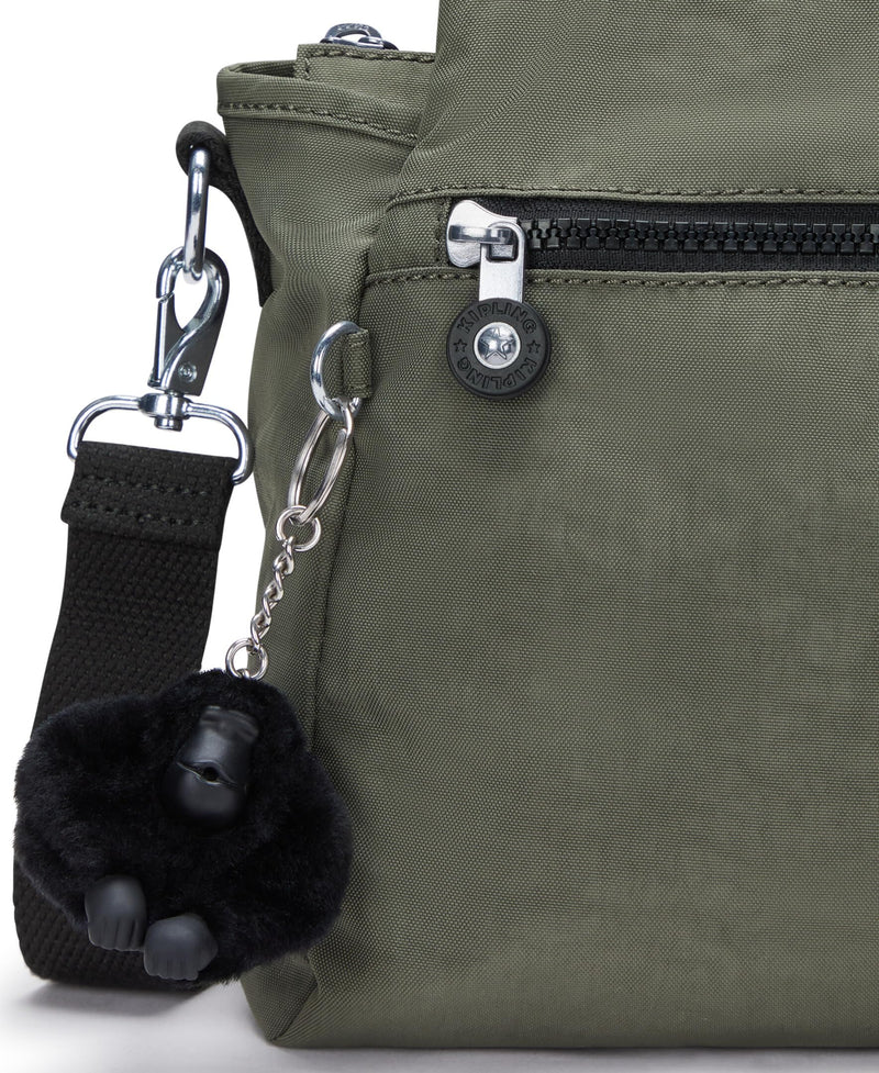 Kipling Women's Elysia Crossbody Bag, Lightweight, Multi-Compartment Magnetic Snap Pockets, Shoulder Bag