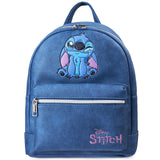 Disney Stitch Backpack for Girls Teens Women with Double Straps Daypack Backpacks for School Travel Trip Park Gifts for Girls (Blue Stitch)
