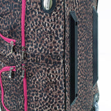 Rockland Rolling Duffel Bag, PINK LEOPARD, 22"