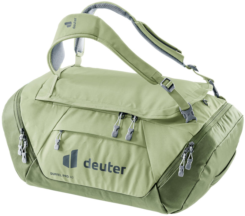 Deuter Duffel Pro 40, Water-Resistant Travel Duffel, 40 Liter - Mineral-Grove
