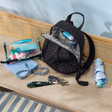 Vera Bradley Women's Cotton MiniTotepack Backpack, Sea Air Floral - Recycled Cotton, One Size