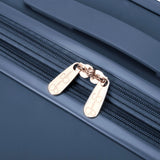 Jessica Simpson Countryside 2-Piece Set (21" & 30") Expandable 8-Wheel Spinner Large Checked Luggage Suitcase, Oceanview