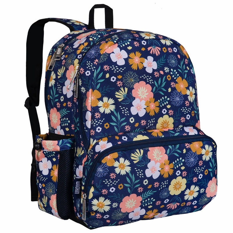 Wildkin 17-inch Kids Backpack – Durable, Lightweight School Bag for Boys & Girls - Wildflower Bloom