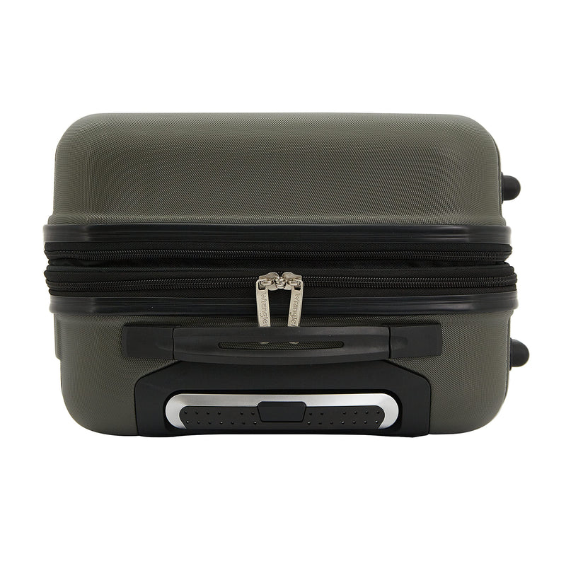 Wrangler 4 Piece Miami Luggage and Packing Cubes Set, Olive Green