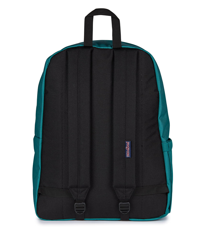 JanSport SuperBreak Plus Backpack with Padded 15-inch Laptop Sleeve and Integrated Bottle Pocket - Spacious and Durable Daypack for Work and Travel - Emerald Pool