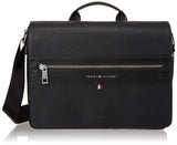 Tommy Hilfiger Men's Leo Messenger Bag, Pebble Black, One Size US
