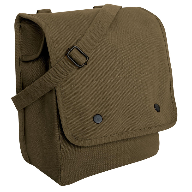 Rothco Canvas Map Case Shoulder Bag – Rugged Crossbody EDC Utility Storage