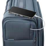 Samsonite UpLIFT Lightweight Softside Carry-On Luggage with Spinner Wheels - Expandable - Airline-Approved, Polyester Soft Suitcase for Ultra Light Travel - Cerulean Blue