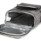 Amazon Basics Insulated Cooler Backpack, Leak-Proof, 30 Can Capacity, Portable Soft Sided Cooler, Keeps Cold for Hours, Gray