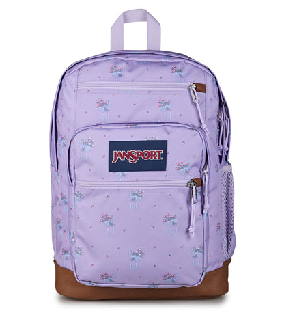 JanSport Cool Backpack with 15-inch Laptop Sleeve, Large Computer Bag Rucksack with 2 Compartments, Ergonomic Straps, Pastel Petals - Lilac