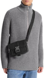 Michael Kors Men's Hudson Aviator Crossbody Bag, Black, One Size