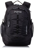 JanSport Odyssey Laptop Backpack for 15” Computer or 3L Hydration System, Black - Large Bag Adults with Tuck-Away Hip Belt, 2 Main Compartments - Premium College Essentials
