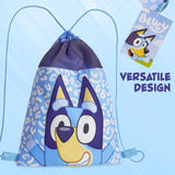 Bluey Swim Bag for Kids, String Bag for Swimming, Sports - Drawstring Backpack