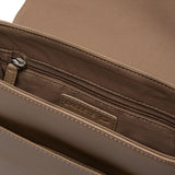 Lacoste Mens Classic Flap Close Shoulder Bag, Brown, One Size