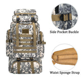 YFREAL 80L Hiking Camping Backpack,Hunting Backpack for Outdoor,Backpack Waterproof,Tactical Backpack for Men Women