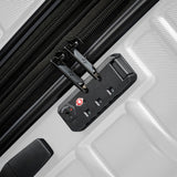 Samsonite Omni 2 Hardside 2 Piece Set - Includes Global Carry-On & Large Checked Suitcases - 360° Dual Spinner Wheels - Integrated TSA Lock & Expansion - Amazon Exclusive - Birch White