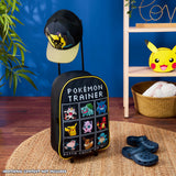 Pokemon Kids Foldable Trolley Suitcase 15”, 10.5 Litres 2 Wheels Black (S/15inch -10.5L, Black/Multi)