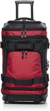 Amazon Basics Ripstop Wheeled Duffel Bag with Multi-Pocket Design, Portable, 30", Red