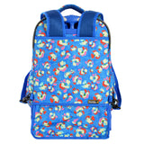 Olympia U.S.A. Melody 19" Rolling Backpack, Blue Flower