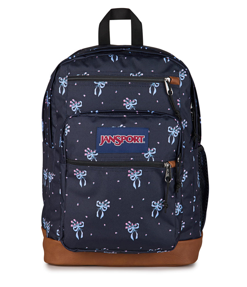 JanSport Cool Backpack with 15-inch Laptop Sleeve, Large Computer Bag Rucksack with 2 Compartments, Ergonomic Straps, Pastel Petals - Black