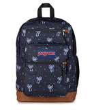 JanSport Cool Backpack with 15-inch Laptop Sleeve, Large Computer Bag Rucksack with 2 Compartments, Ergonomic Straps, Pastel Petals - Black