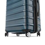 Samsonite Omni 2 28-Inch Large Checked Hardside Luggage with 360° Spinner Wheels - Scratch Resistant Hardshell - TSA Lock - Expandable Polycarbonate Shell for Lightweight Travel - Nova Teal