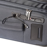 Dejuno Executive New Generation 3-Piece Spinner Luggage Set with USB Port, Black,3-Piece Set,2006DJ-BLACK