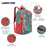 Lands' End Unisex Kids Large ClassMate Lightweight Durable Elementary School Backpack, Dusty Olive
