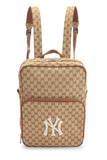 Gucci, Pre-Loved GG Canvas New York Yankees Backpack, Pink