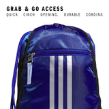 adidas Alliance Sackpack – Drawstring Backpack for Sports, Small Gym Bag