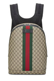 Gucci, Pre-Loved GG Supreme Canvas Web Backpack Medium, Black