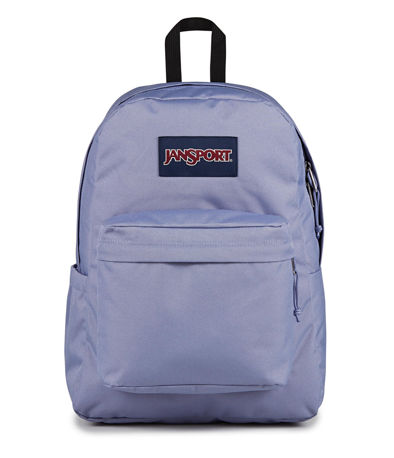 JanSport SuperBreak Plus Backpack with Padded 15-inch Laptop Sleeve and Integrated Bottle Pocket - Spacious and Durable Daypack for Work and Travel - Lavender Ash