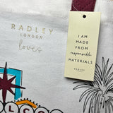 RADLEY London Welcome To Fabulous Las Vegas Nevada Responsible Medium Canvas Tote Bag, Natural
