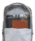 The North Face Lichen Daypack - Everyday Commuter Backpack, Laptop Sleeve, Water Bottle Pockets, Center Front Pouch, Smoked Pearl Dark Heather/TNF Black, One Size
