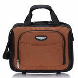 Travel Select Amsterdam Softside Expandable Luggage with Rolling Wheels, Orange, 8-Piece Set (15/21/25/29) with Packing Cubes
