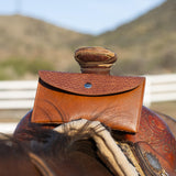 Farm and Posh Compact Horse Saddle Bag – Western Saddle Phone Holder | Lightweight Trail Riding Pouch