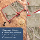 FUL Tommy Bahama 22.5 Inches Rolling Carry On, Hard-Sided Suitcases with Spinner Wheels, Coral