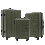 Wrangler Quest Luggage Set, Olive Green, 3 Piece Set (30"/26"/22")