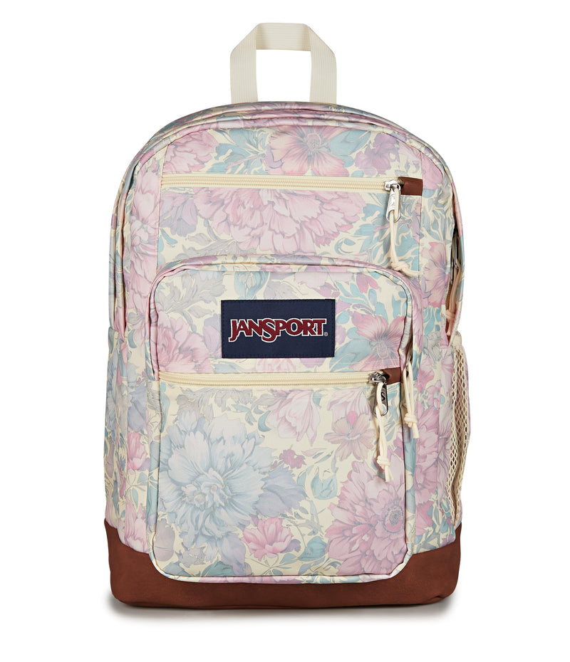JanSport Cool Backpack with 15-inch Laptop Sleeve, Large Computer Bag Rucksack with 2 Compartments, Ergonomic Straps, Faded Tapestry