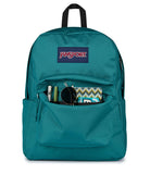 JanSport SuperBreak Plus Backpack with Padded 15-inch Laptop Sleeve and Integrated Bottle Pocket - Spacious and Durable Daypack for Work and Travel - Emerald Pool