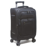 Dejuno Executive New Generation 3-Piece Spinner Luggage Set with USB Port, Black,3-Piece Set,2006DJ-BLACK