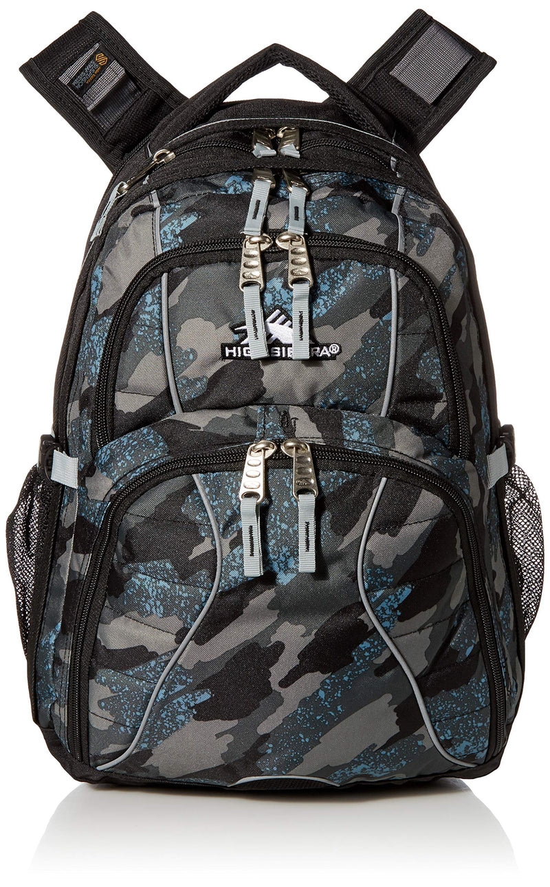 High Sierra Swerve Laptop Backpack, Graffiti/Black/Ash, One Size