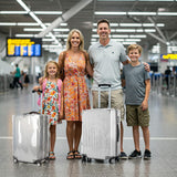 GigabitBest 20 Inch Clear PVC Luggage Cover Protectors Suitcase Covers for Luggage Thickened suitcase protective cover for Wheeled Suitcase Suitable for 20"