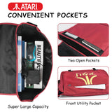 Atari Retro Expandable Messenger Bag, Retro Shoulder Satchel Bag with Japanese Logo, Cross Body, Large Capacity for College Work