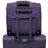 TPRC 15" Smart Underseat Carry-On Luggage with USB Charging Port, Purple