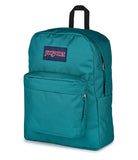 JanSport SuperBreak Plus Backpack with Padded 15-inch Laptop Sleeve and Integrated Bottle Pocket - Spacious and Durable Daypack for Work and Travel - Emerald Pool