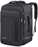 Gieury Carry On Backpack, 50L Travel Backpack, Luggage Backpack TSA Flight Approved Laptop Backpack for Men & Women, Large Expandable 40L Daypack Lightweight Business Weekender Bag, Black