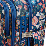 Vera Bradley Women's Softside Rolling Suitcase Luggage, Enchanted Mandala Blue, 22" Carry On
