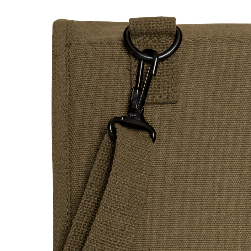 Rothco Canvas Map Case Shoulder Bag – Rugged Crossbody EDC Utility Storage